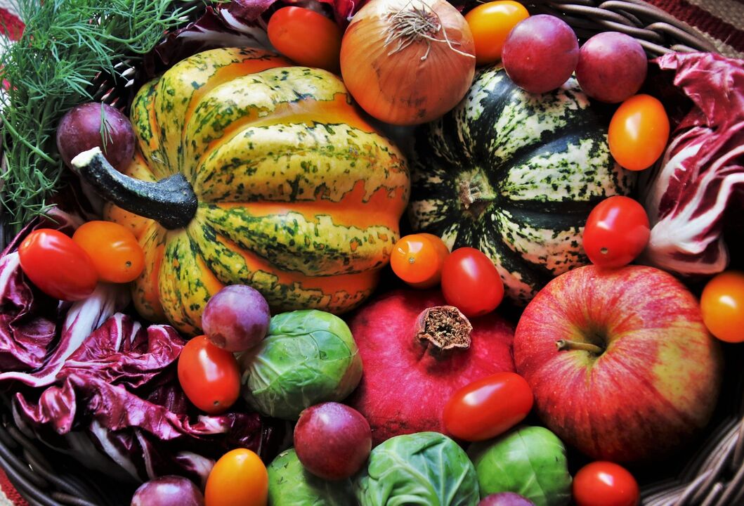 Ihmisten, joilla on veriryhmä II, ruokavalion tulisi koostua vihanneksista ja hedelmistä. 
